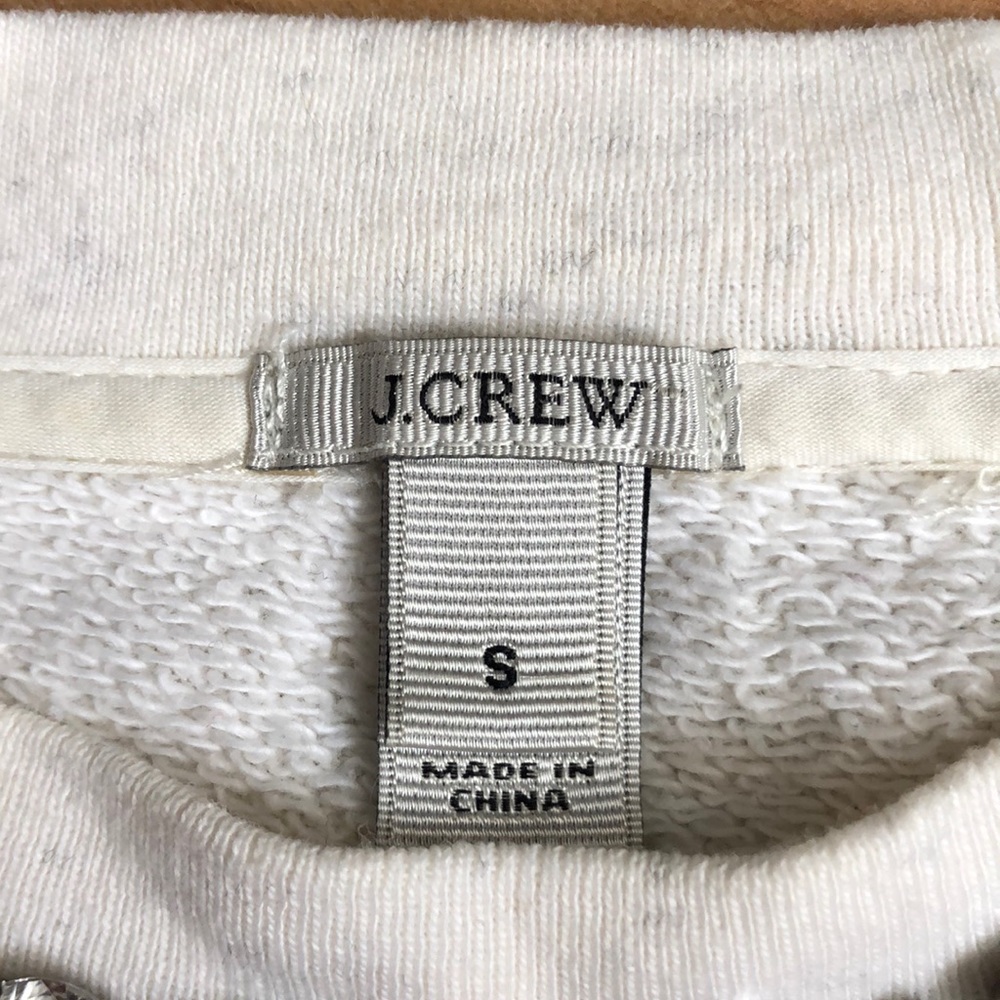 J.Crew neutral jewel stone collar sweater - Picture 3 of 6